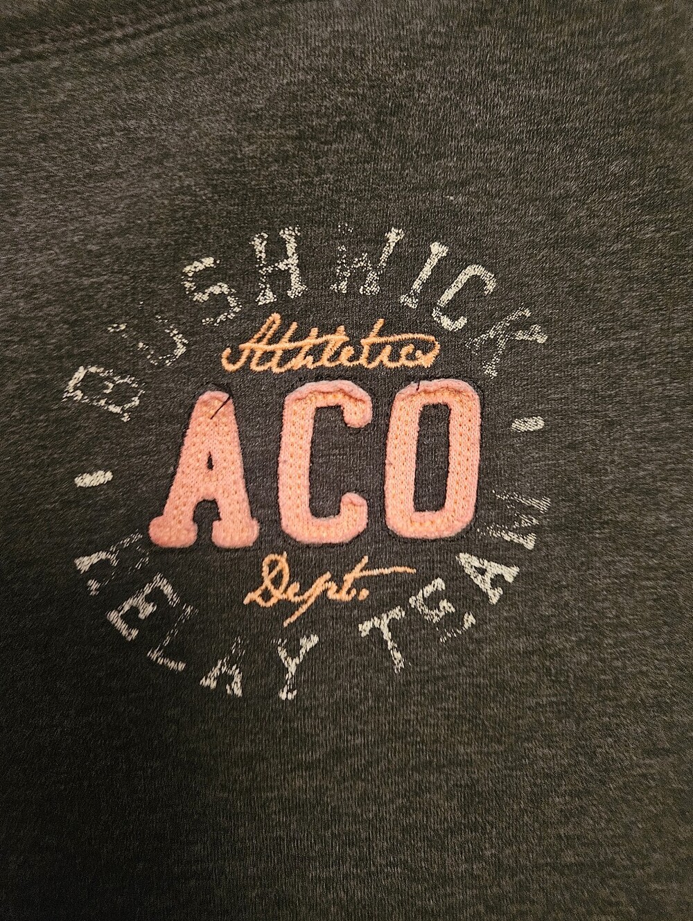 Ardene Charcoal Sweatpants with Pink ACO Logo - Picture 3 of 3